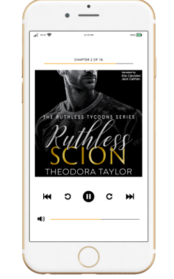 Ruthless Scion audiobook on a Iphone